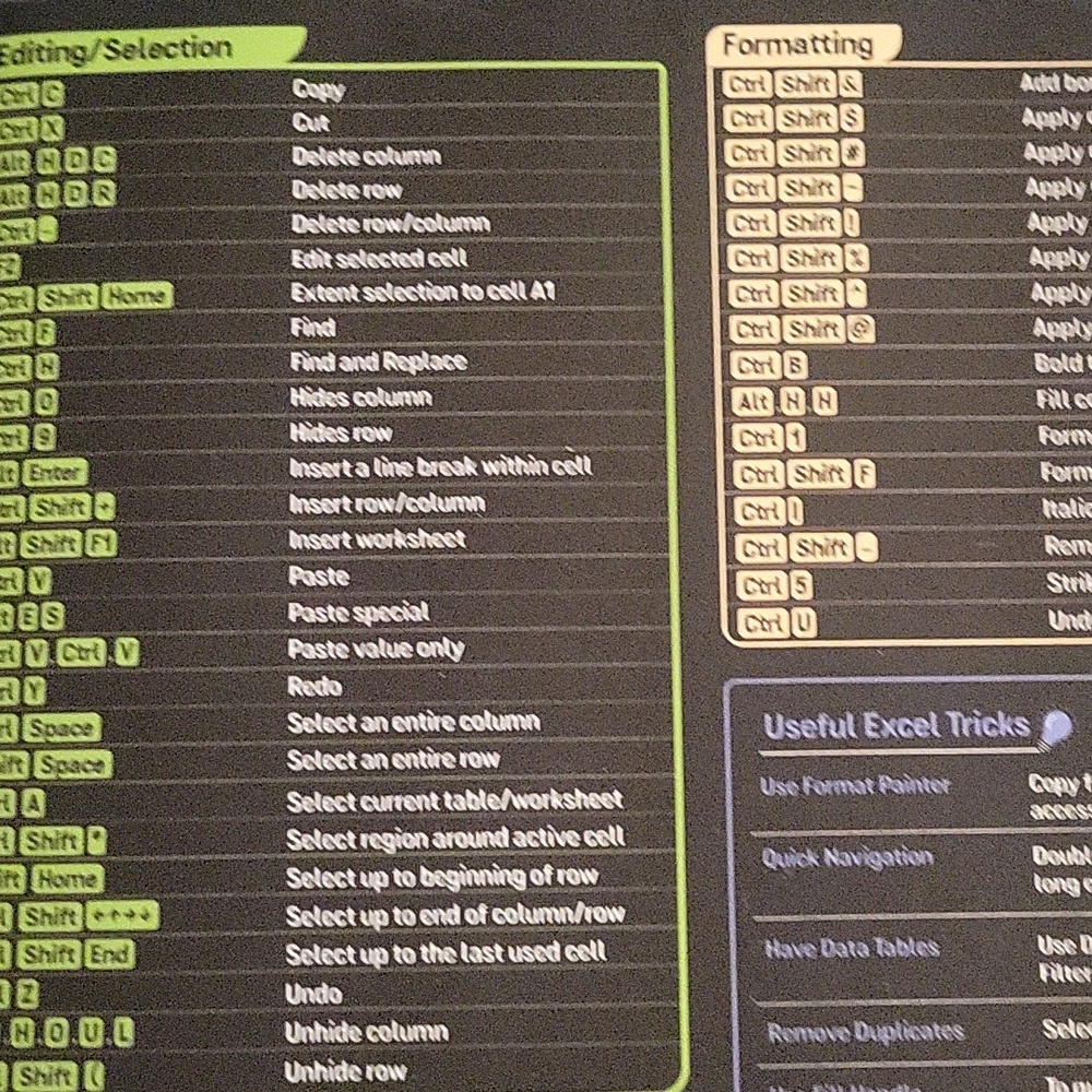 Excel Efficiency and Accuracy Desk Mat - Picture 2 of 6